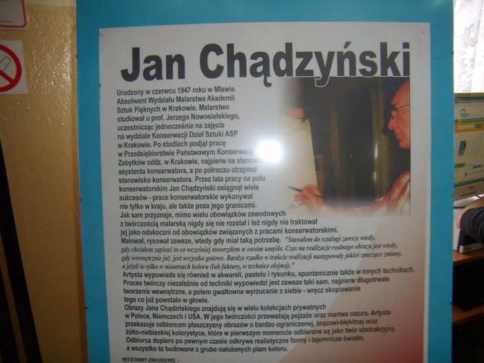 Krótki opis kim jest Jan Chądzyński...